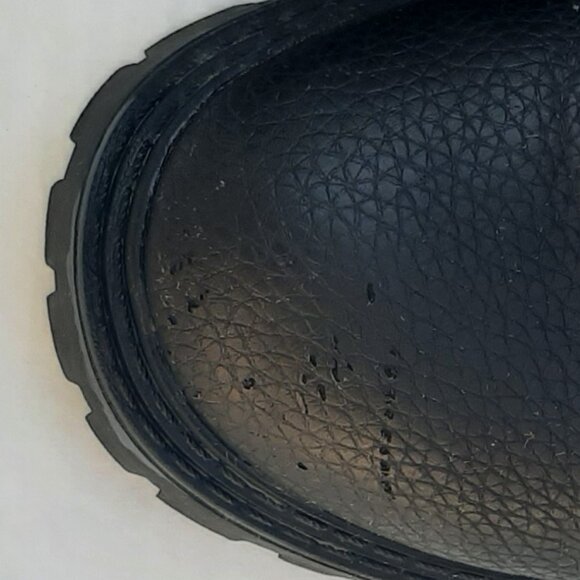 Black Biker Style Boots Size 11 - Picture 3 of 8